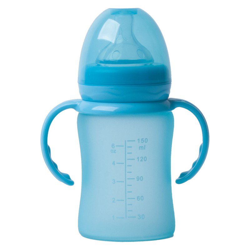 Produkt - Skleněná láhev s úchyty B-Thermo 150ml Turquoise