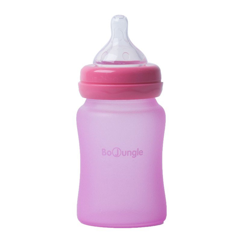 Produkt - Skleněná láhev s úchyty B-Thermo 150ml Pink