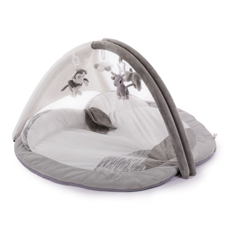 Produkt - Hrací deka s hrazdičkou B-Play Gym Apple Grey