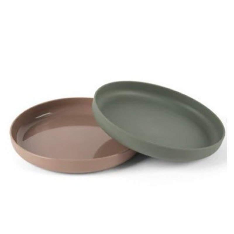 Produkt - Tiny Bio talíře Olive/Mocca 2ks 0m+