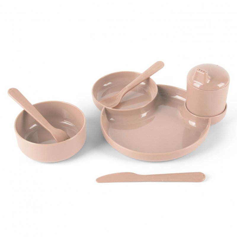Produkt - Tiny Bio jídelní sada Nude 7ks 0m+ (POŠKOZENÝ OBAL)