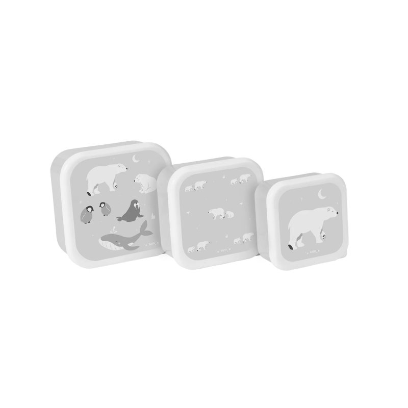 Produkt - Sada svačinových misek 3ks Polaris Grey