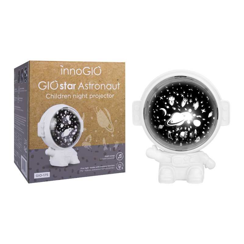 Produkt - Světelný projektor GIOStar Astronaut (POŠKOZENÝ OBAL)