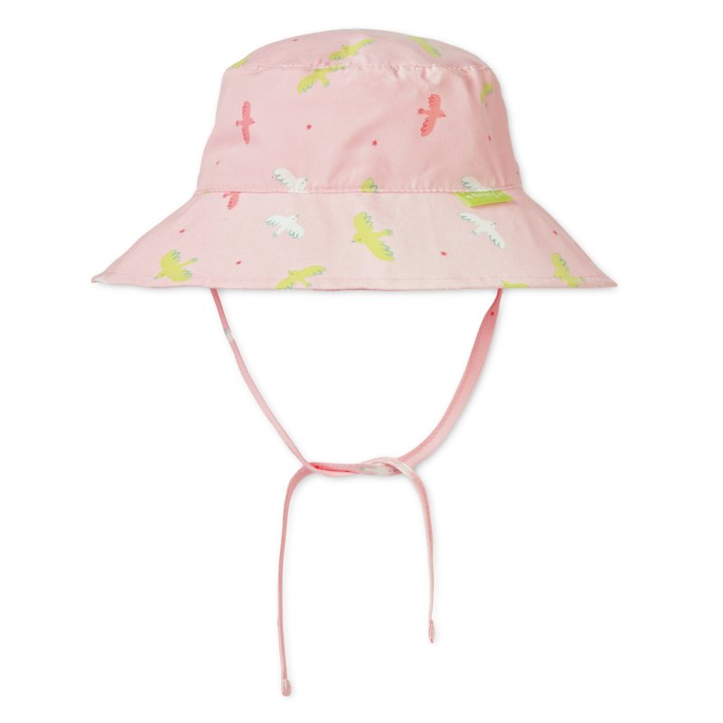 Produkt - Oboustranný klobouček s UV ochranou (0-6m) Tropical Pink